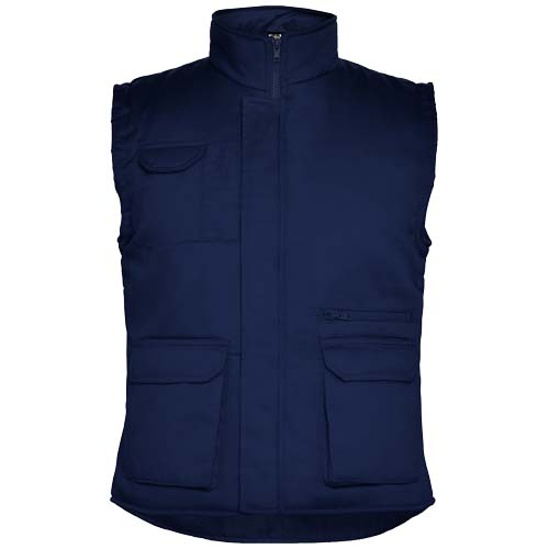 Gilet de travail promotionnel col montant Almanzor Roly Bleu marine
